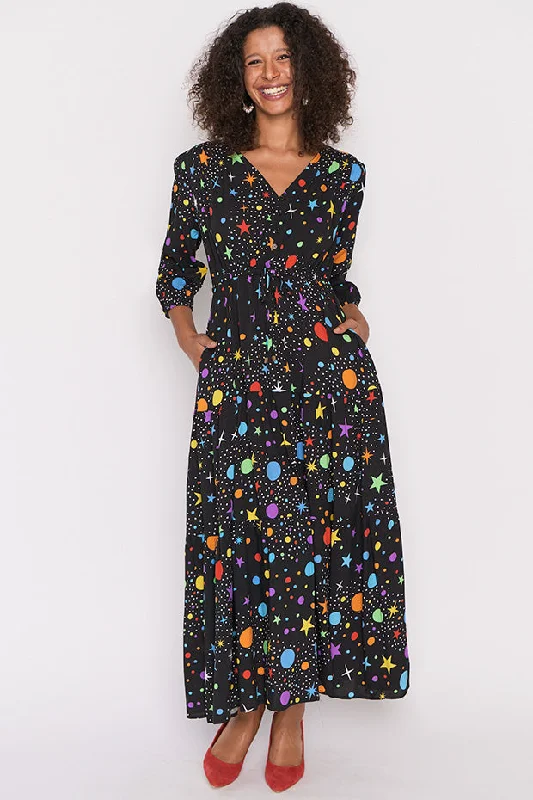 Adeline Galaxy Maxi Dress