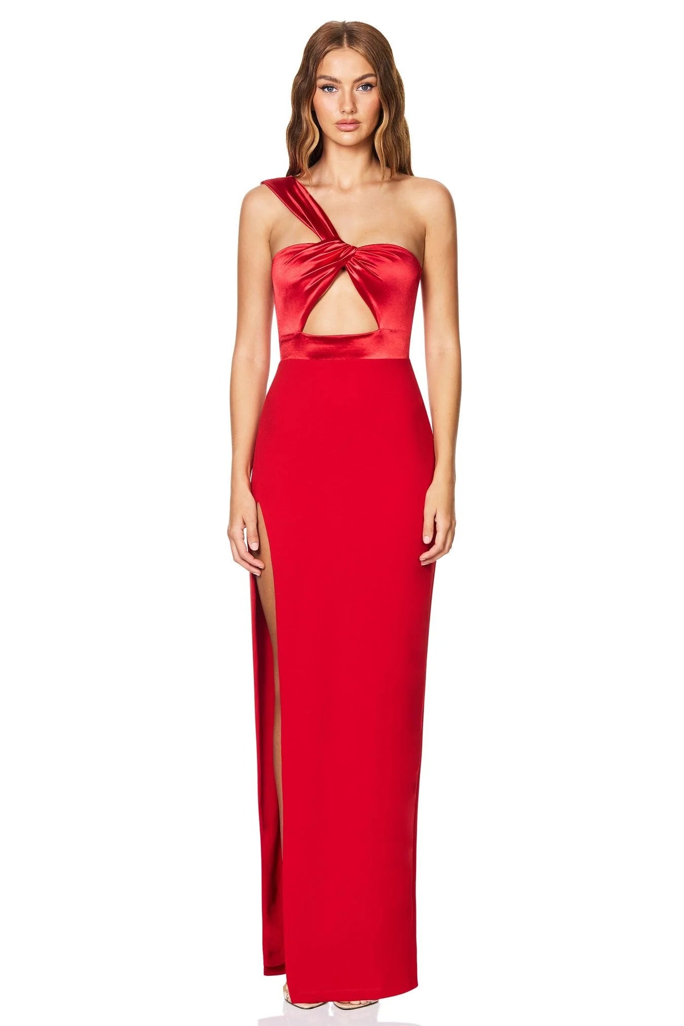 Renaissance One Shoulder Maxi Gown