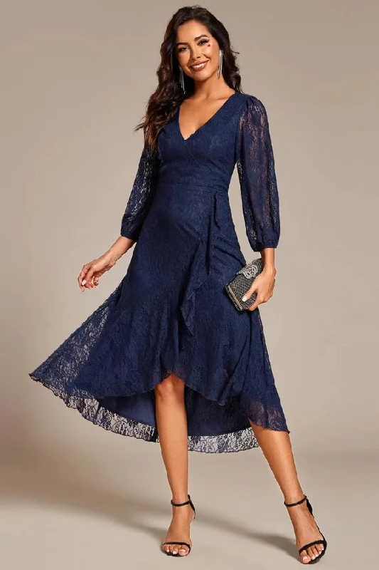 A-Line Midi Lace Dress CG0267